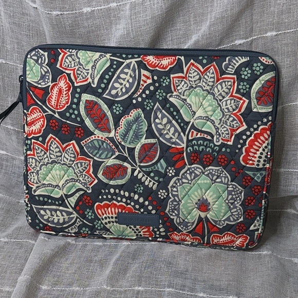 Vera Bradley Nomadic Floral Design Quilted Padded Laptop Sleeve Travel Case NWT - Picture 8 of 15